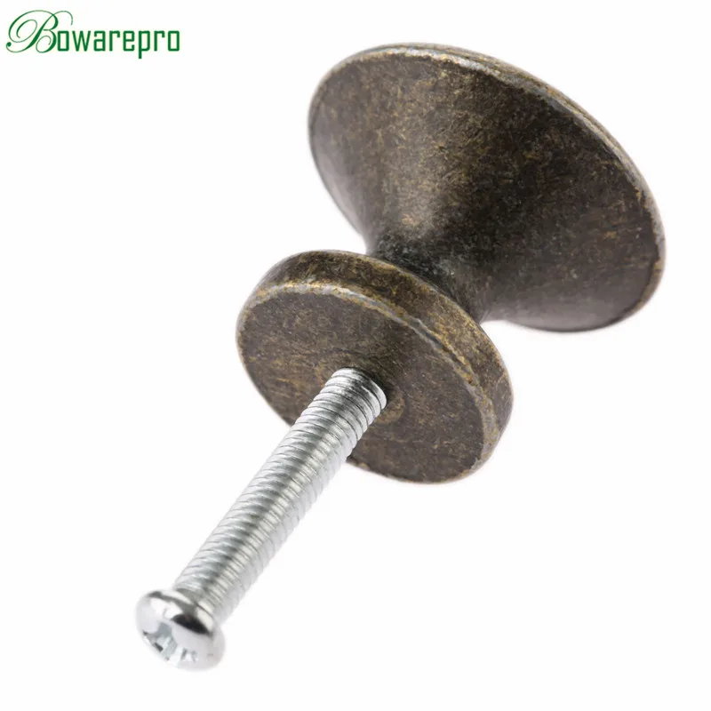 Zinc Alloy Retro Jewelry Box Buttons Dresser Drawer Wardrobe Pull Handles Mushroom Typed Cupboard Cabinet Mini Door Knob 25x23mm