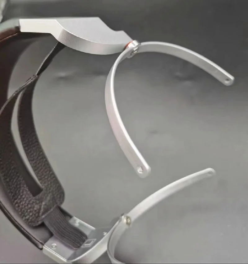 DIY 80mm-115MM Hook opening Sony R10 styles Headband For Large Headphones Metal Braket 360 Degree Rotatable Leather Top band