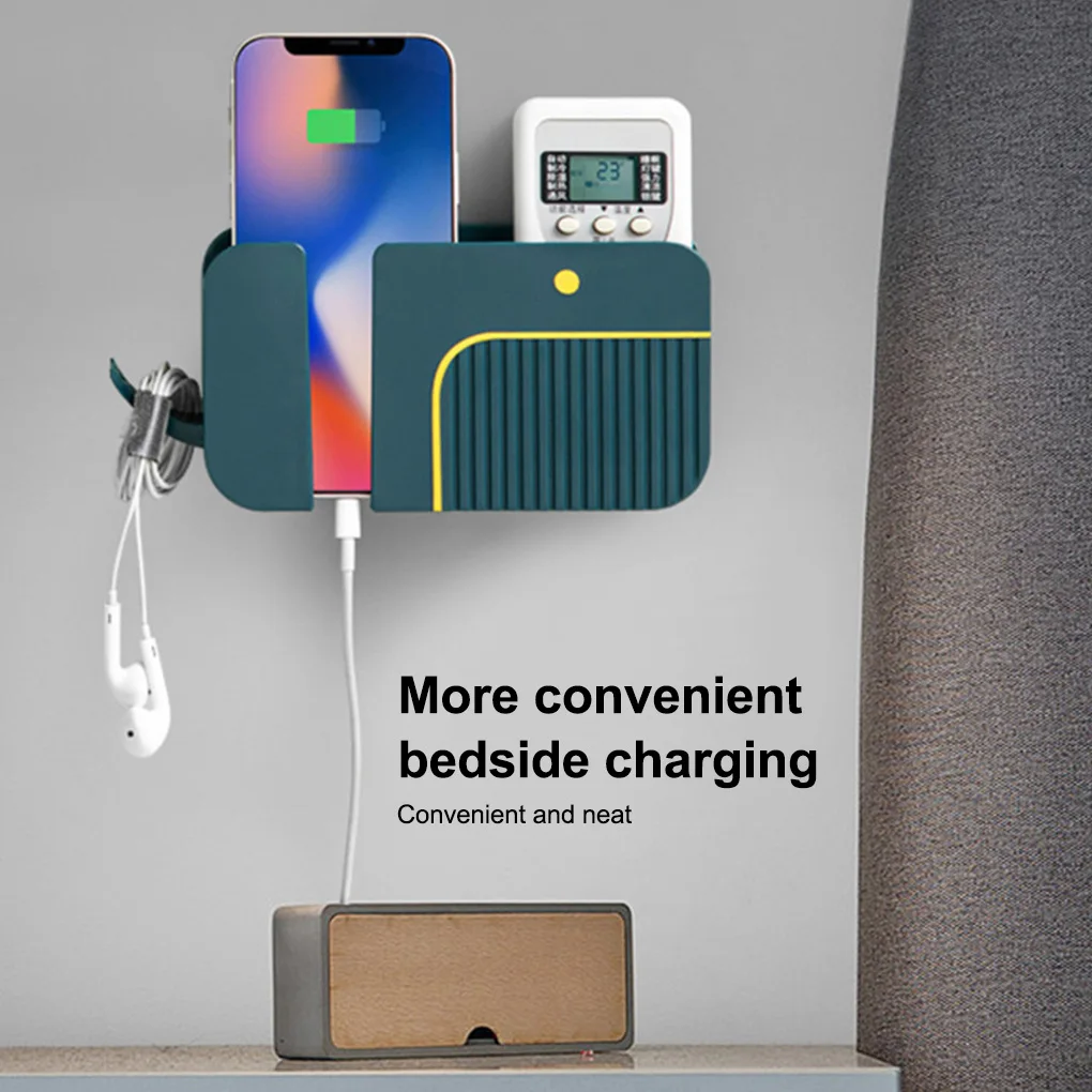 Support Mural Pour Téléphone Et Tablette - Étagère De Charge, Blanc