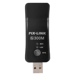 Universal 300Mbps USB WiFi Dongle Receiver with RJ45 - Sleek Design