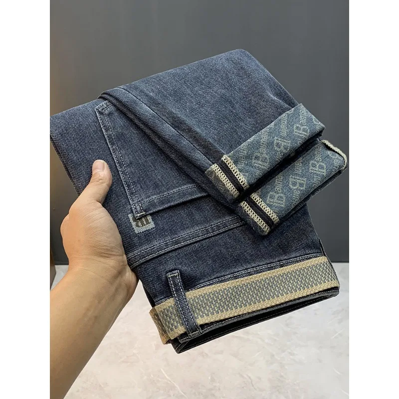jeans for men 2023 new Fashionable High-End Street Trendy Casual All-Matching Men's Clothing Handsome Pants Men's