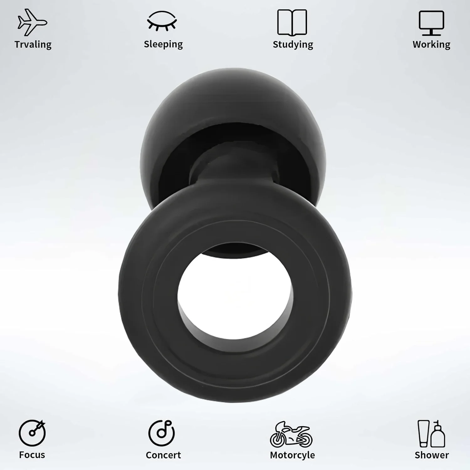 Loop Noise-Canceling Waterproof Ear Plugs for Sleep and Swim, Silicone Hearing Protection for Children