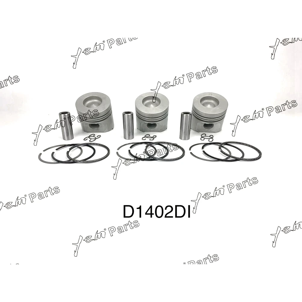 

Комплект поршней и колец для двигателя Kubota V1902 D1402, 85 мм (+ 0,50 мм)