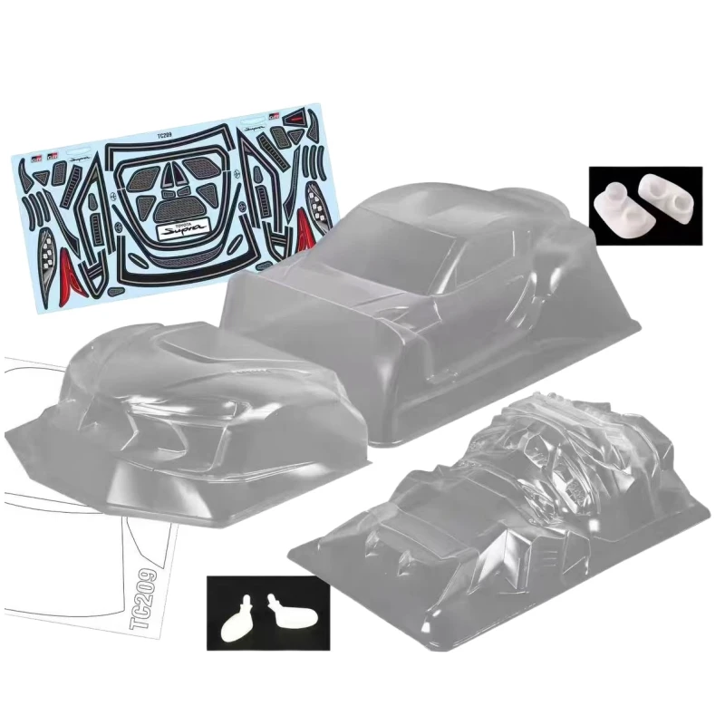 Tc209 1/10 Supra Hycade, On Road Car, Rc Drift Body Shell, Larghezza 200Mm, Interasse 258Mm, Tamiya Tt01 Tt02, Kyosho Fazer