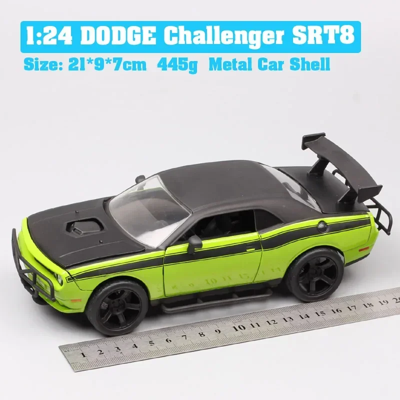 

Jada 1:24 Letty's 2011 Dodge Challenger SRT8 Литые и игрушечные автомобили Модель гоночного автомобиля для детей подарок коллекция J199