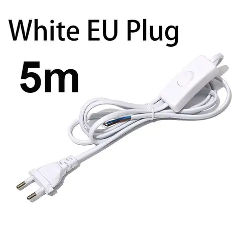 AC85-265V 660W 1.8m 3m 5m Electric Wire Lamp Switch Cable International Standard Power Cord With Switch Plug Copper Wire - Image 12
