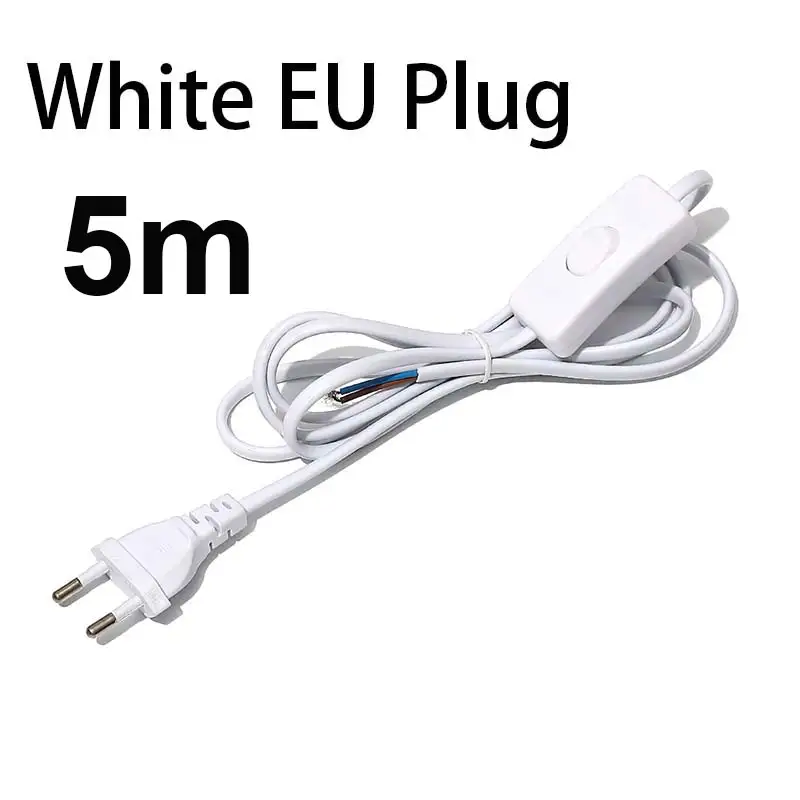AC85-265V 660W 1.8m 3m 5m Electric Wire Lamp Switch Cable International Standard Power Cord With Switch Plug Copper Wire - Image 12
