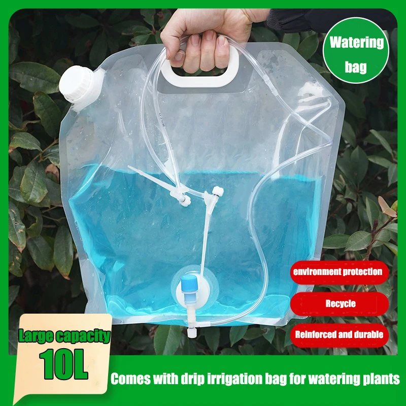 10L Adjustable Drip Irrigation Plant Self Watering Bag Automatic Slow Release Watering Device Indoor Potted Garden Watering Tool