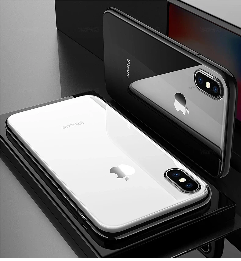Luxury Silicone Phone Case with Soft TPU and Plated Edges