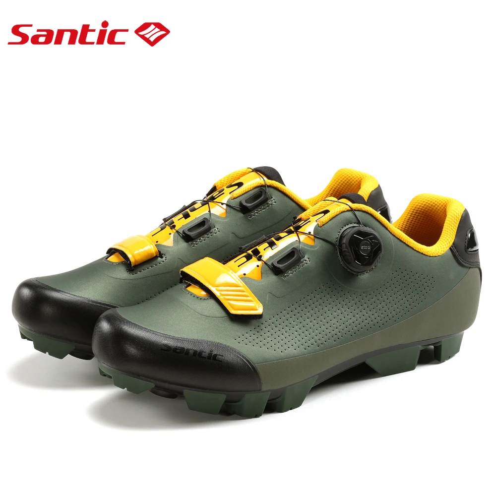 Santic Cycling Lock Shoes 2023 New Outdoor Riding Sports Mtb Bike Bicycle Road Ridling Air Holes Lock Shoes Uomo Donna Taglia Asiatica