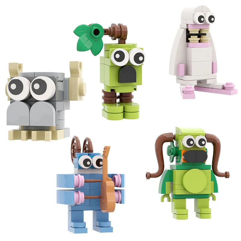 Roblox Rainbow Friends Doors Building Blocks Figure Assemble Model Bricks  Toys For Children Kids Gifts