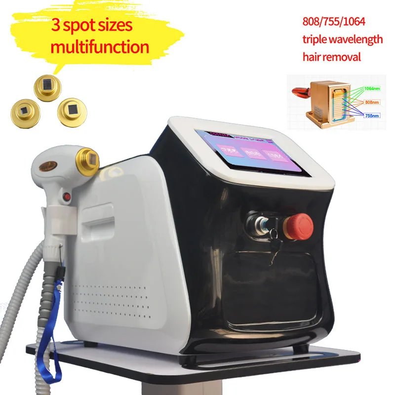 

3 Wavelength 808Nm Diode Laser Hair Removal Machine Rejuvenator Painless Effective Hair Removal Machine 808 Hair Removal Machine