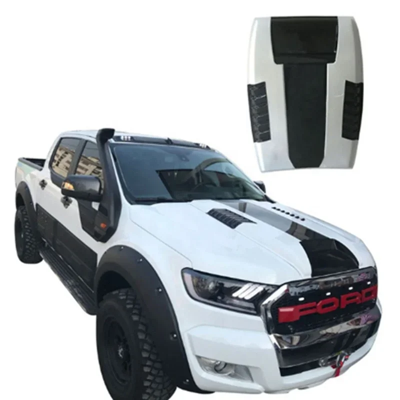 

ABS Bonnet Scoop Cover For Ranger PX2 2016 2017 2018 2019 2020 Hood Bonnet Exterior Accessories