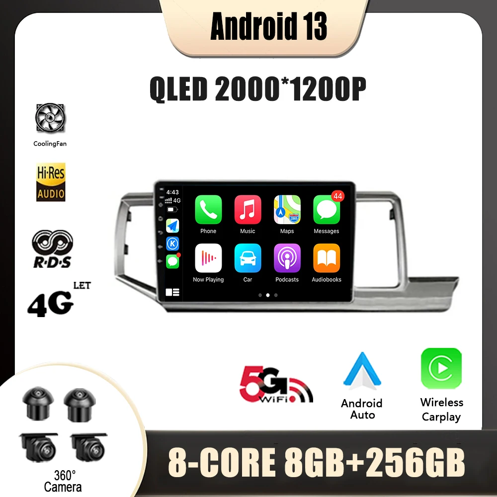 

Автомагнитола 2 Din для Honda Stepwgn 2009-2013 с DVD-плеером, Android 13, радио, мультимедиа, видео, GPS
