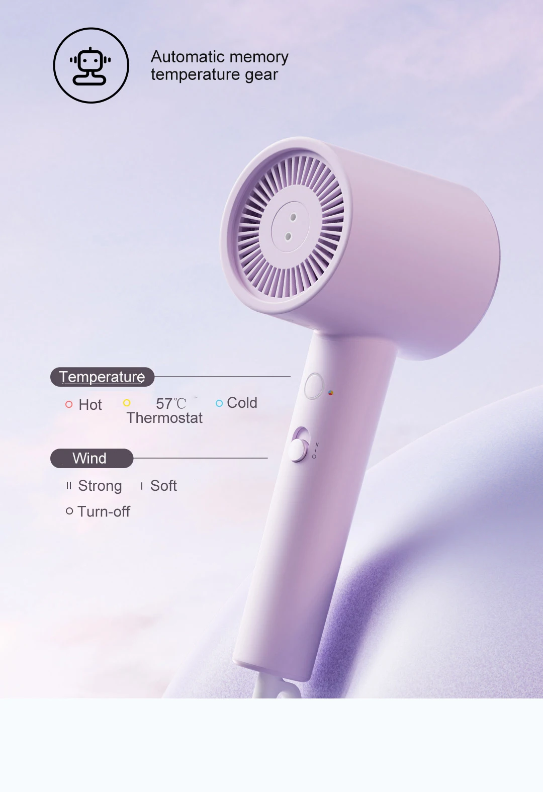 Xiaomi Mijia H301 Anion Hair Dryer description image 8