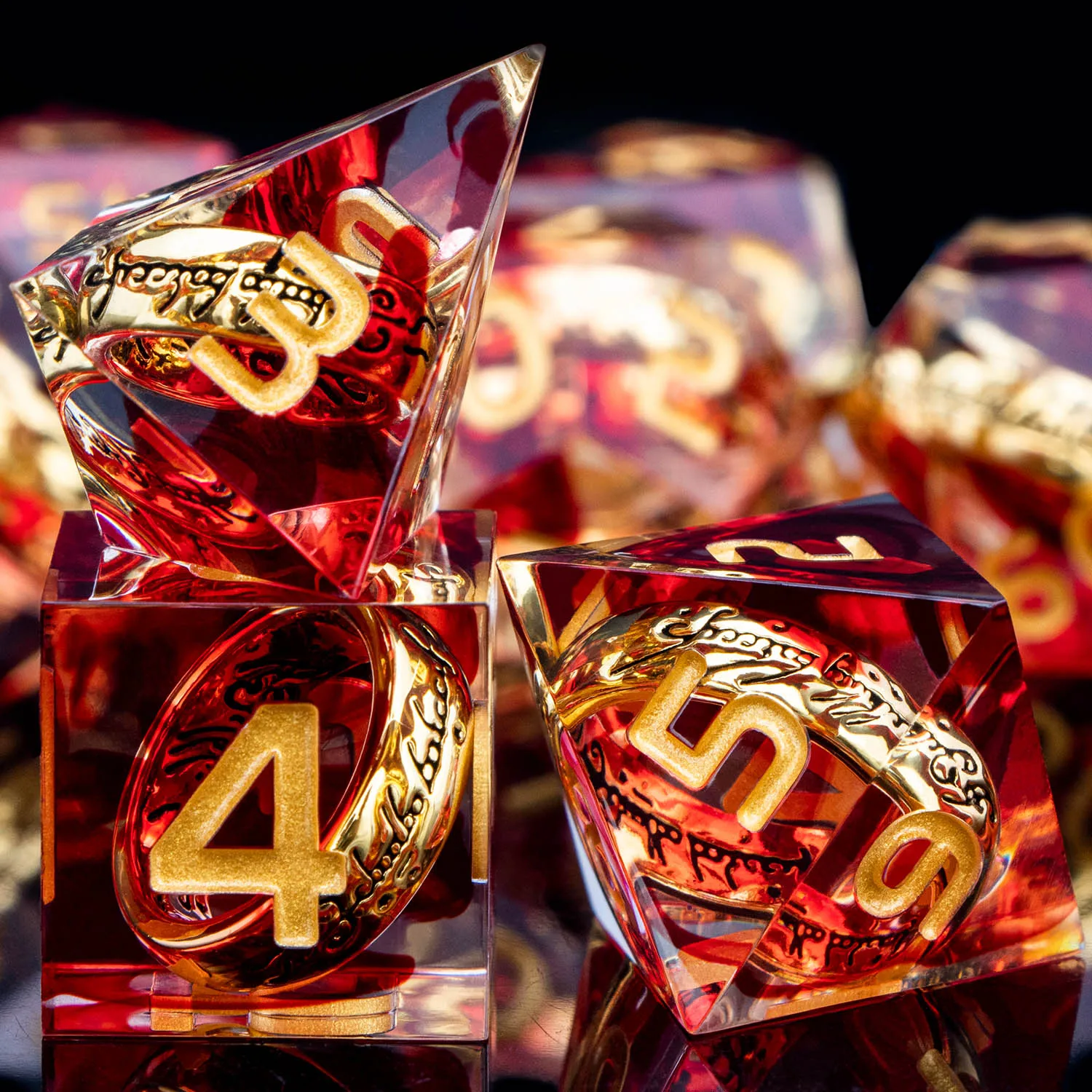 Resin Dice Set for D&D Dungeon and Dragon