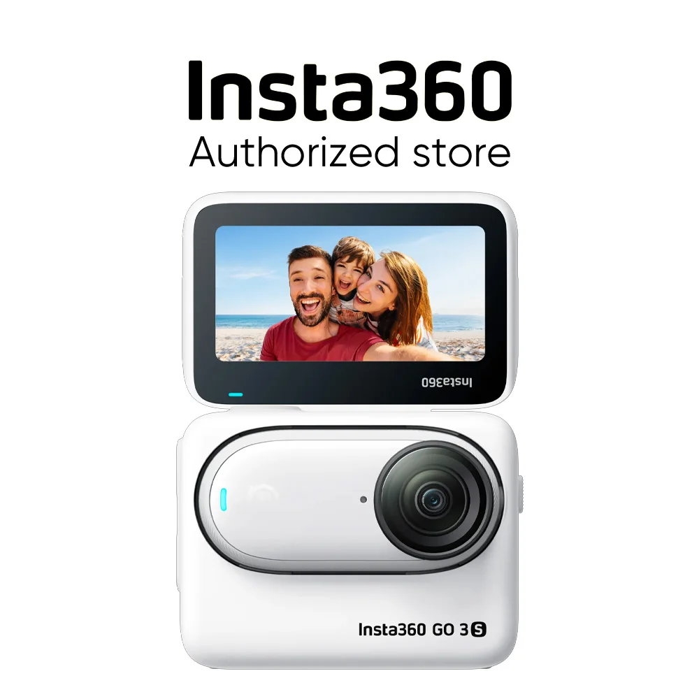 [New Release in Stock] Insta360 GO 3S Midnight Black / Arctic White 4K Camera Waterproof 140min 39g 6