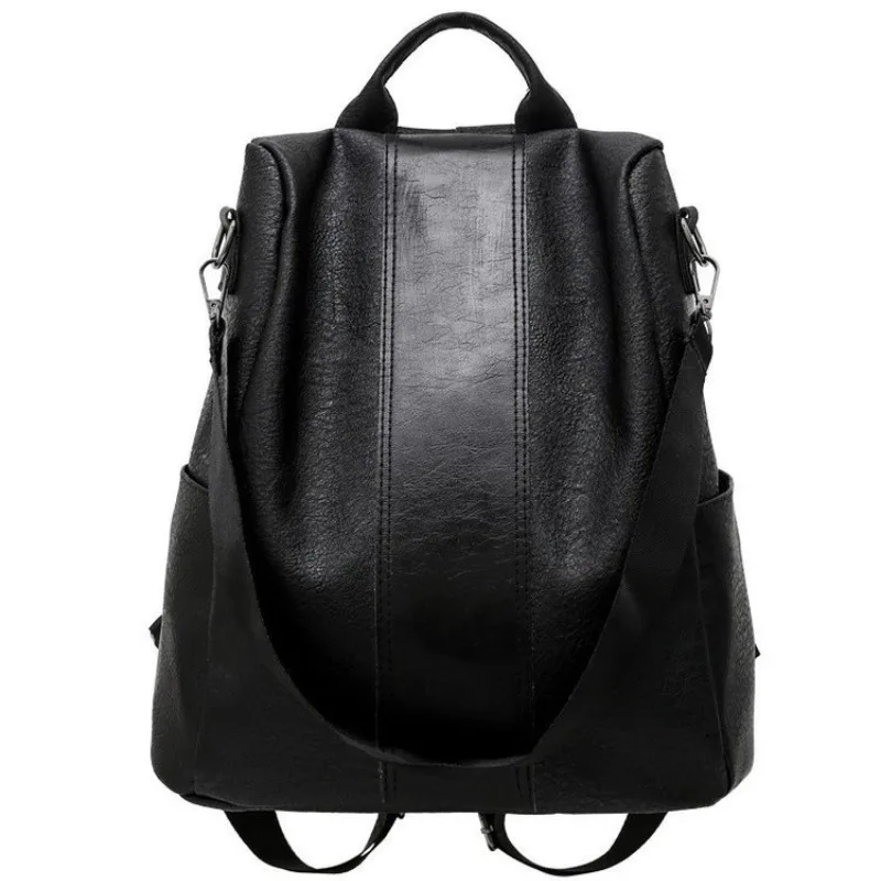 Backpack women fashion fashion with new style PU leather backpack multi-functional retro women bag wholesale