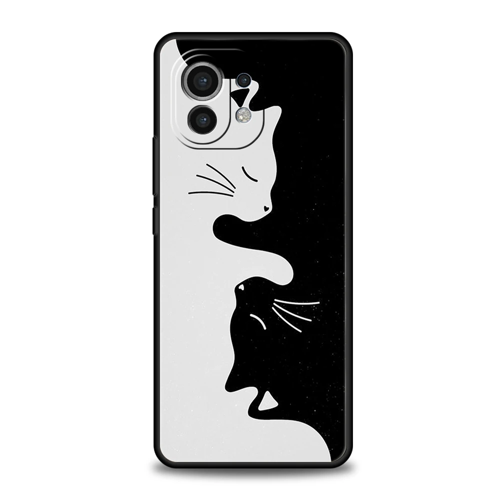 Cartoon Cat Silicone Phone Case Cover