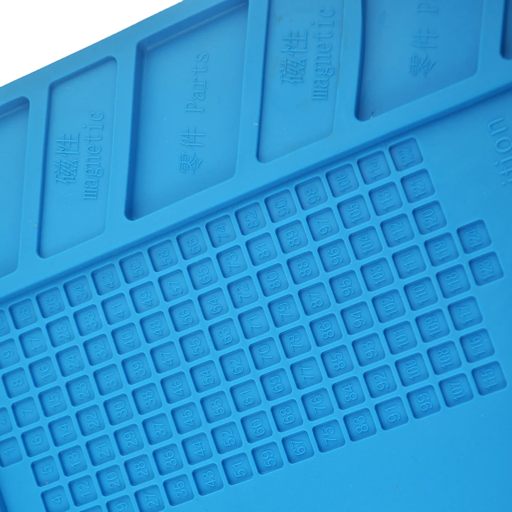 حصيرة عمل سيليكونية مغناطيسية ملائمة للهاتف، ومحطة...