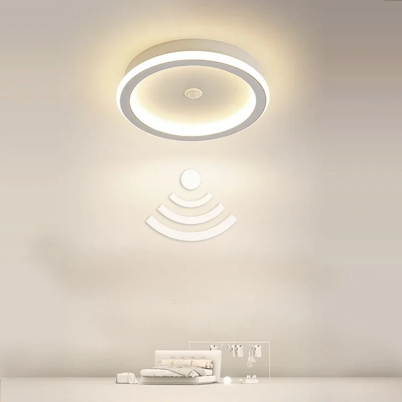 

Human PIR Motion Sensor LED Ceiling Lamp for Bedroom Corridor 16W 14W 9W Indoor LED Induction Ceiling Lighting Fixtures for Home