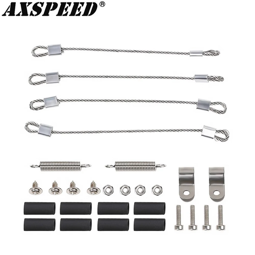 AXSPEED Steel Rope Limb Risers RC Car Modified Parts for 1/10 TRX6 TRX4 ...