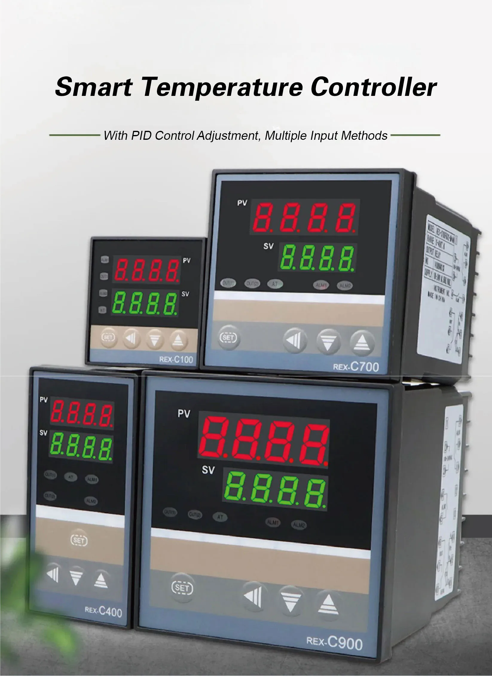 Industrial Digital Thermoregulator PID Controller REX-C900 Programmable K Type P