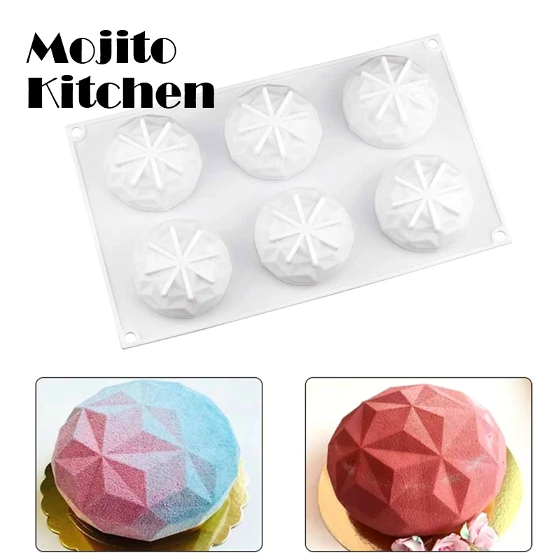 

New Cake Mold for Baking Dessert Mousse Silicone 3D Mould Silikonowe Moule Pastry Chocolate Pan Fondant Bakeware Mold