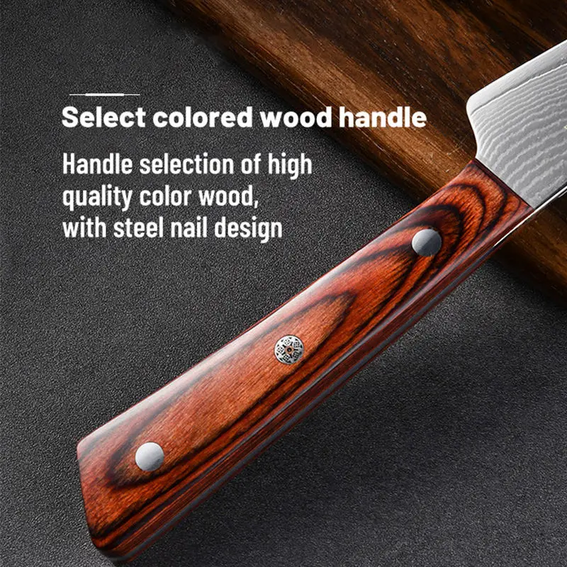 5.5 Damascus Steel Boning Knife Meat Cleaver 3