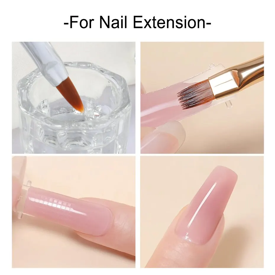 35ml Nail Liquid Slip Solution for Poly Nail Extension Gel Quick UV Builder Acrylic Gel Polish Degreaser Cleanser 4