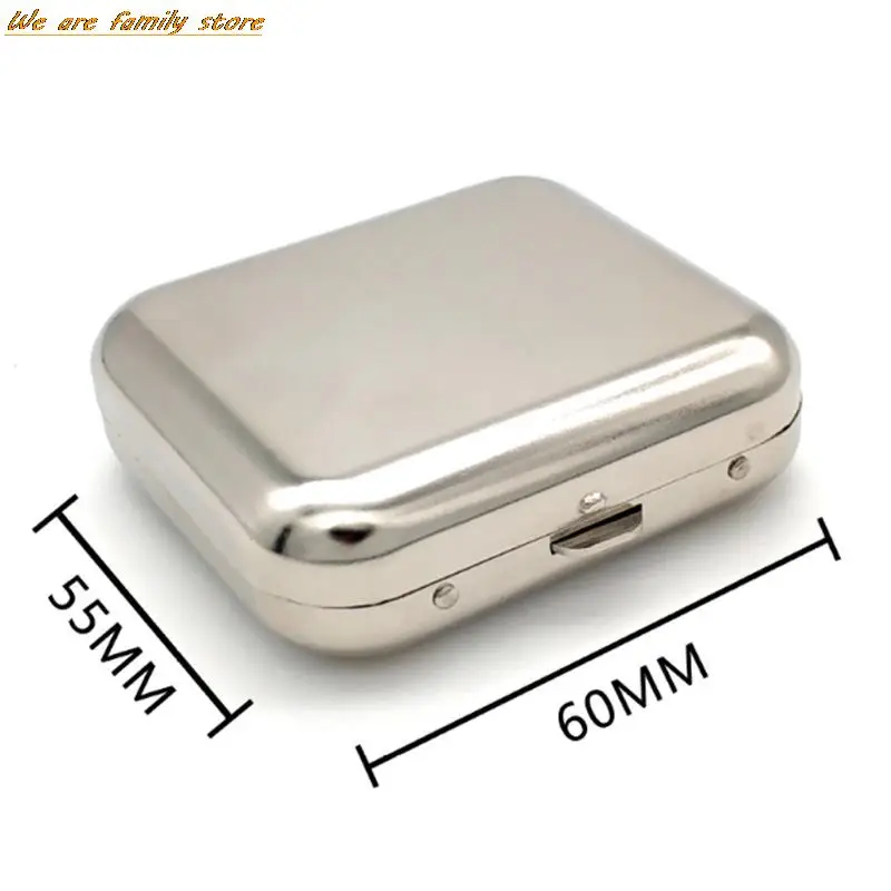 Stainless Steel Square Pocket Ashtray metal Ash Tray Pocket Ashtrays With Lids Portable Ashtray portable ashtray cigarettes ashtray stainless steel ashtray metal ashtray