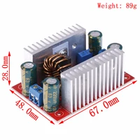 DC 400W 15A Step-up Boost Converter Constant Current Power Supply LED Driver 8.5-50V to 10-60V Voltage Charger Step Up Module - Image 2