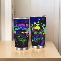 20oz Stainless Steel Gamer Tumbler Cup Insulated Drinking Cup Travel Mug for Teen Boy Son Dad Birthday Christmas Present 2