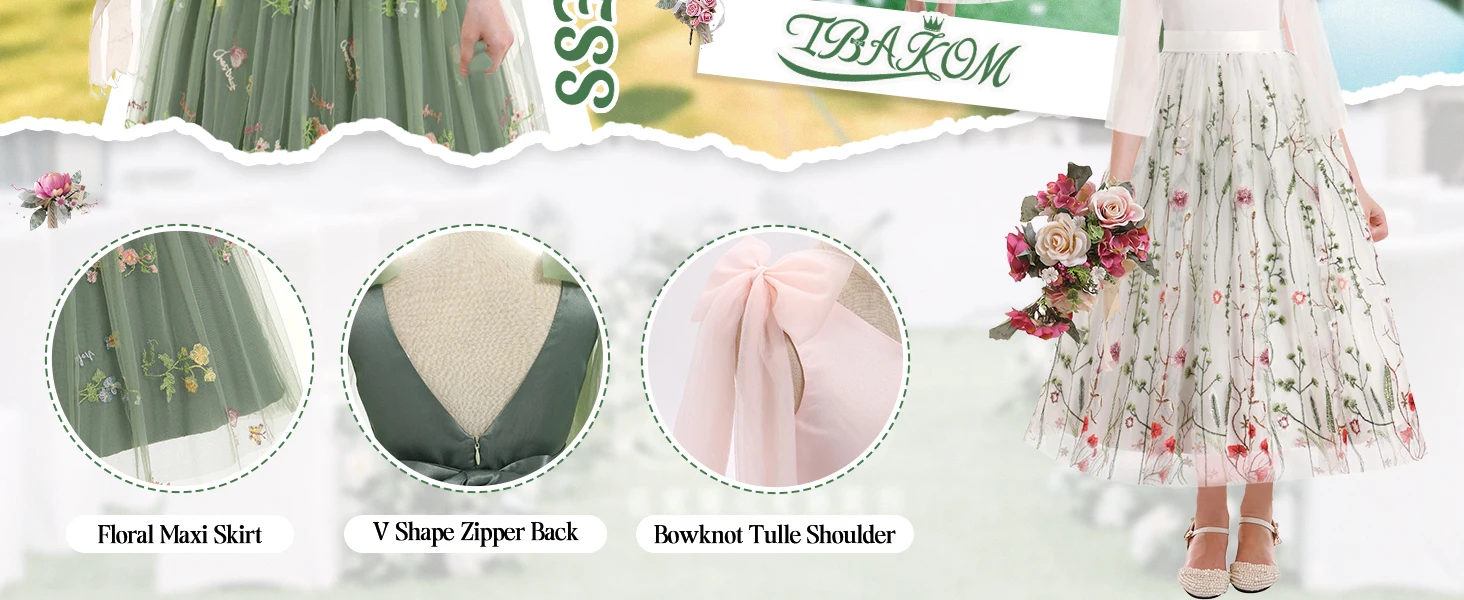 Abendkleid für Blumenmädchen