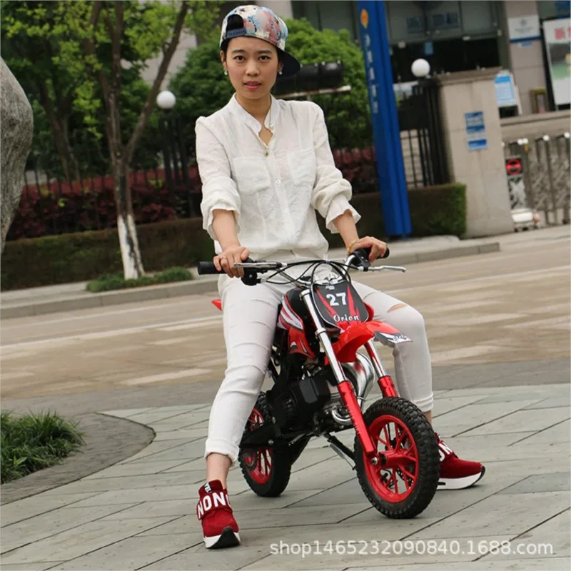 Mini Off-road Two-stroke Gasoline Motorcycle 49CC Gasoline Scooter Pneumatic Motorcycle