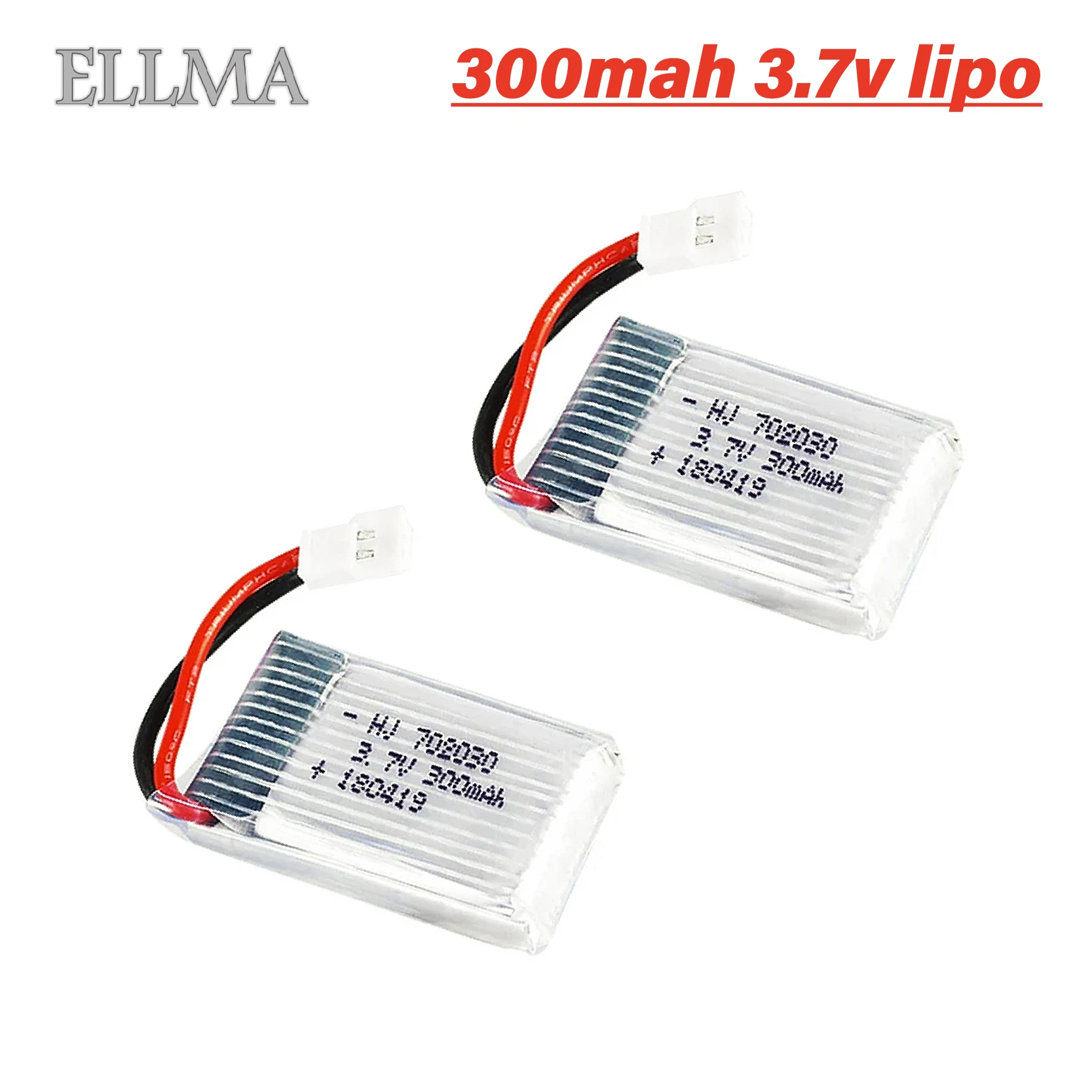 300 мАч RC Palne перезаряжаемая lipo батарея для JJRC H20 Syma S8 M67 U839 RC Квадрокоптер запасные части 3,7 в батарея