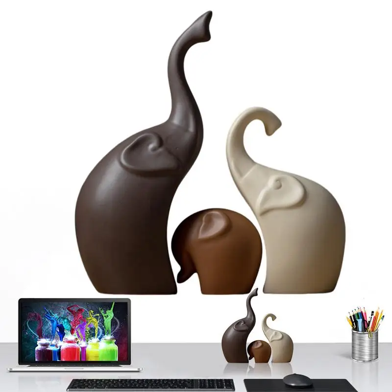 

3 шт., керамические фигурки животных, 3 предмета