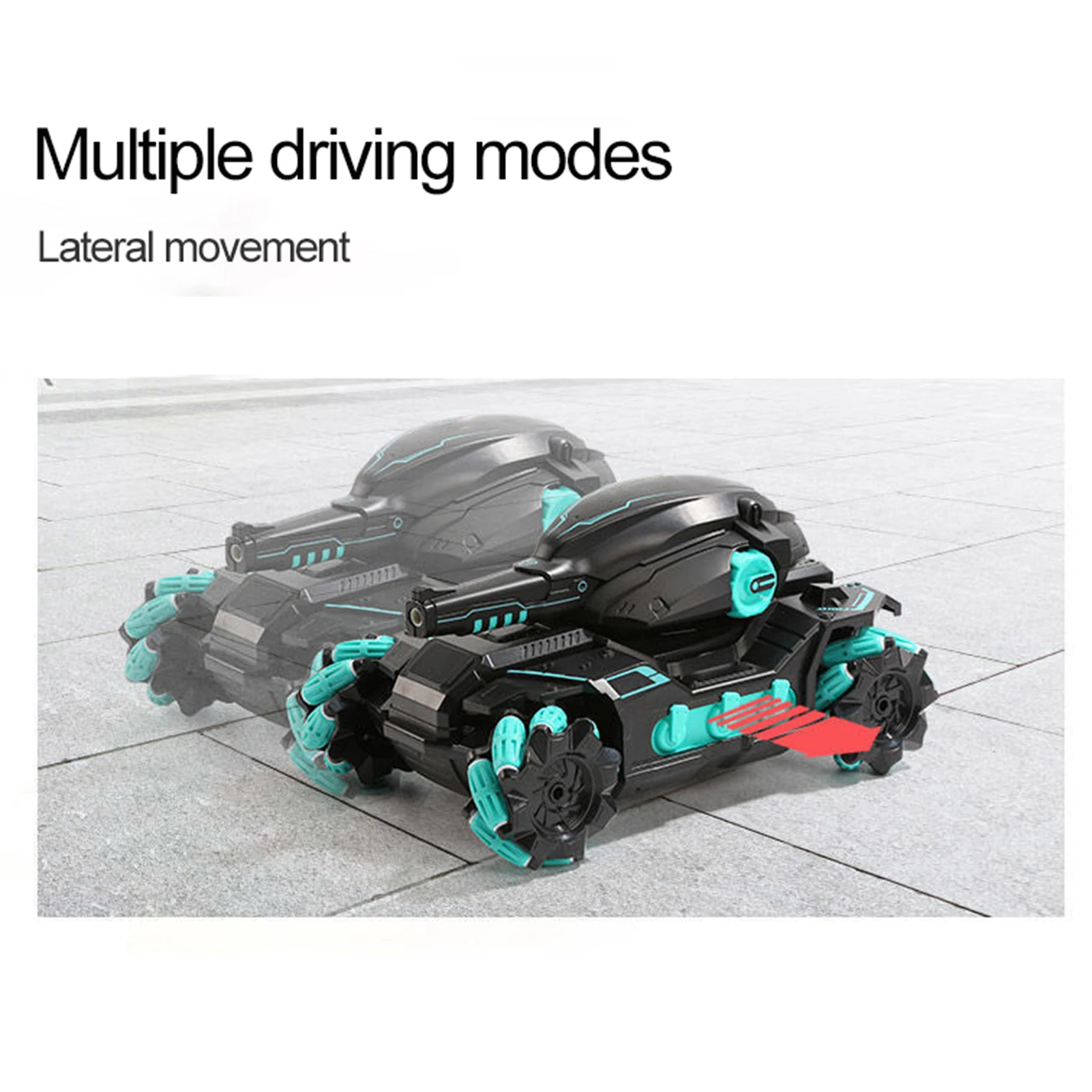 rc cars for adults RC Car 2.4GHz Water Bead Car RC Tank 4WD 360° Rotating 2 Control Mode with Light Music Drift Remote Control Tank for Boys gifts rc car shops near me