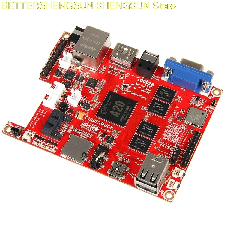 Фото Бесплатная доставка, Cubieboard3 dual-core A20 Cubietruck, стандартная фотопанель №2