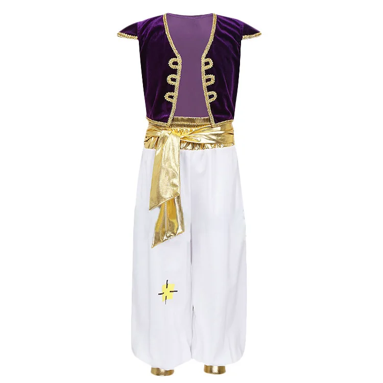 

Костюм для косплея принца на Хэллоуин для взрослых, праздничный веселый комплект, модный костюм с коротким рукавом, одежда для выступления на сцене