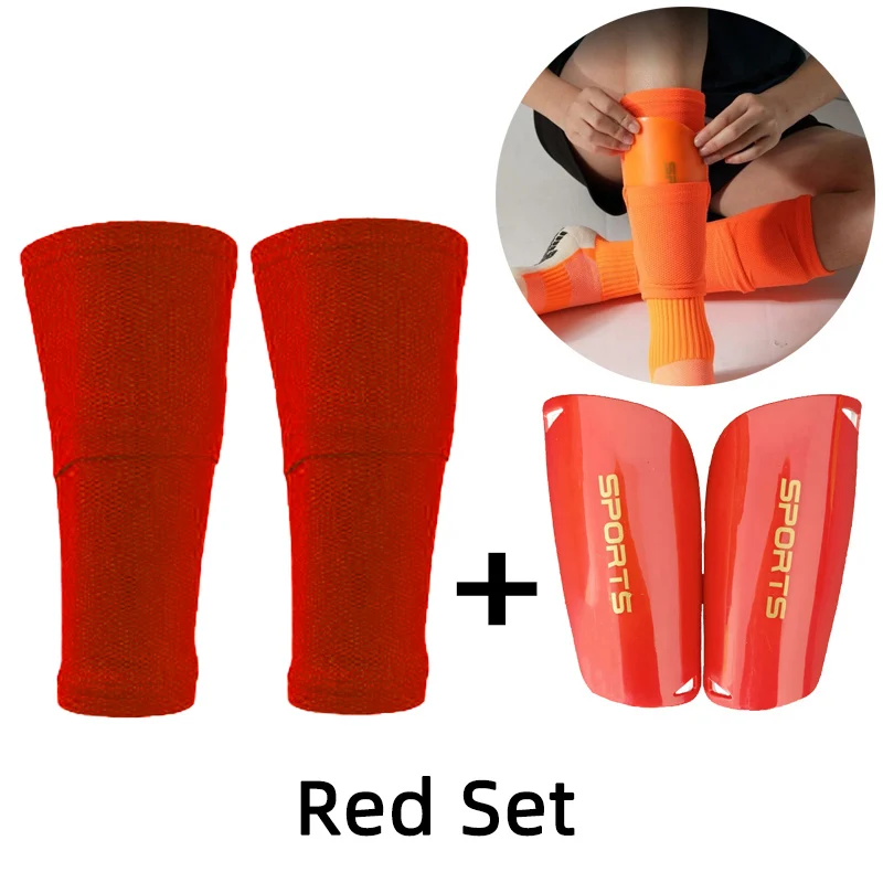 All-in-One Soccer Shin Guard Socks with Protective Leg Sleeves