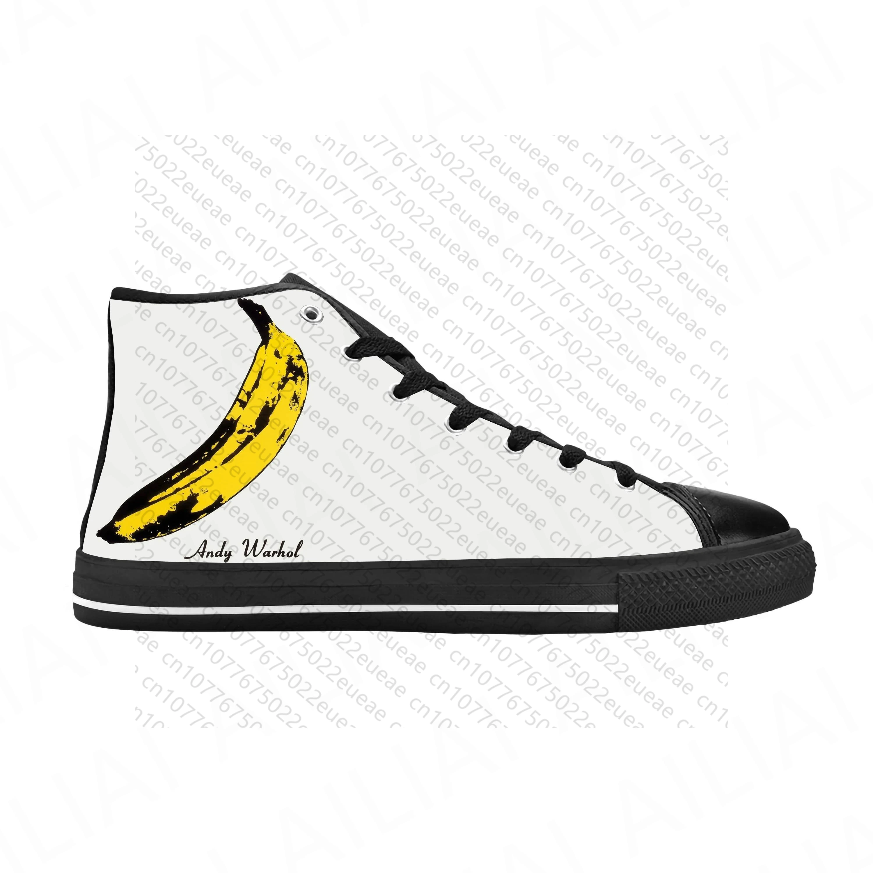 

The Velvet Underground Nico Music Rock Band Funny Casual Cloth Shoes High Top Comfortable Breathable 3D Print Men Women Sneakers