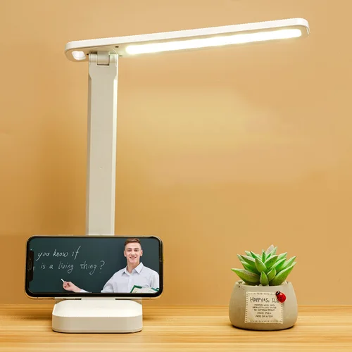 LED 책상 램프, 터치 조도 조절식 접이식 테이블 램프, 달력 포함, 눈 보호 책상 램프, 독서 램프 2