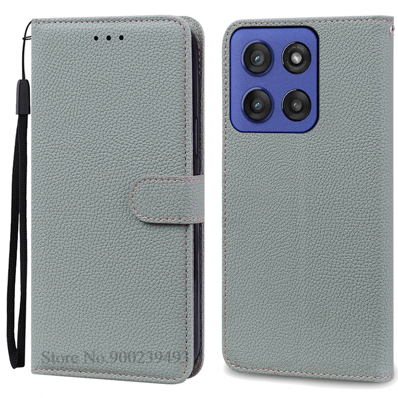 Motorola 5G Leather Wallet Flip Case - Premium Protective Cover