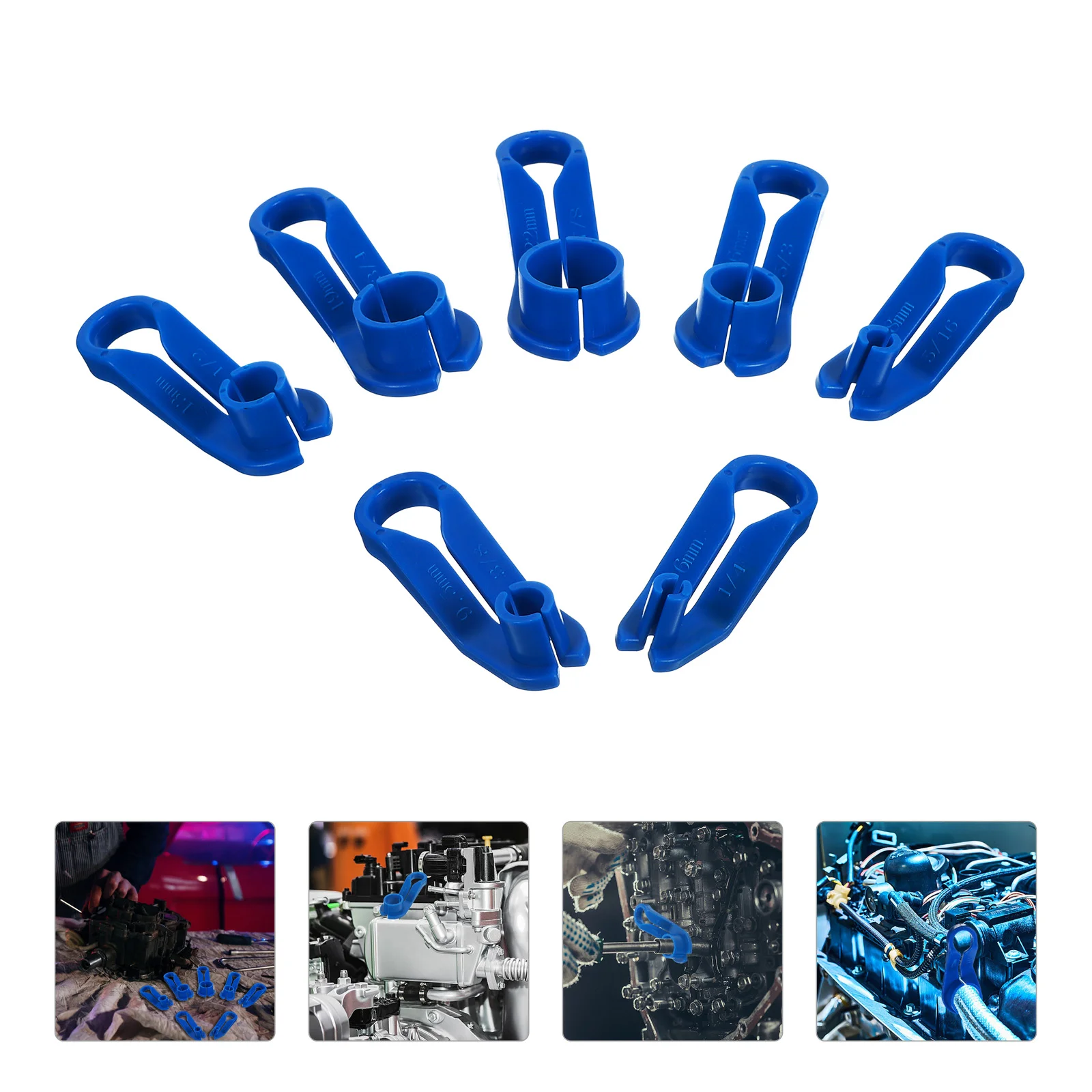 

7 Pcs Refrigerant Air Conditioner Removal Fuel Line Disconnect Tool Automotive Car Thehandy Tools Abs Easy