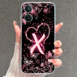 Yellow Star Butterfly Soft Transparent Phone Protector Case for Xiaomi Poco C65 (U - 12X)