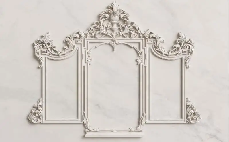 Beibehang personalizado moderno europeu ouro em relevo