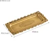European style luxury brass storage tray Aromatherapy candles perfume storage tray High end bedroom dressing table jewelry dish 6
