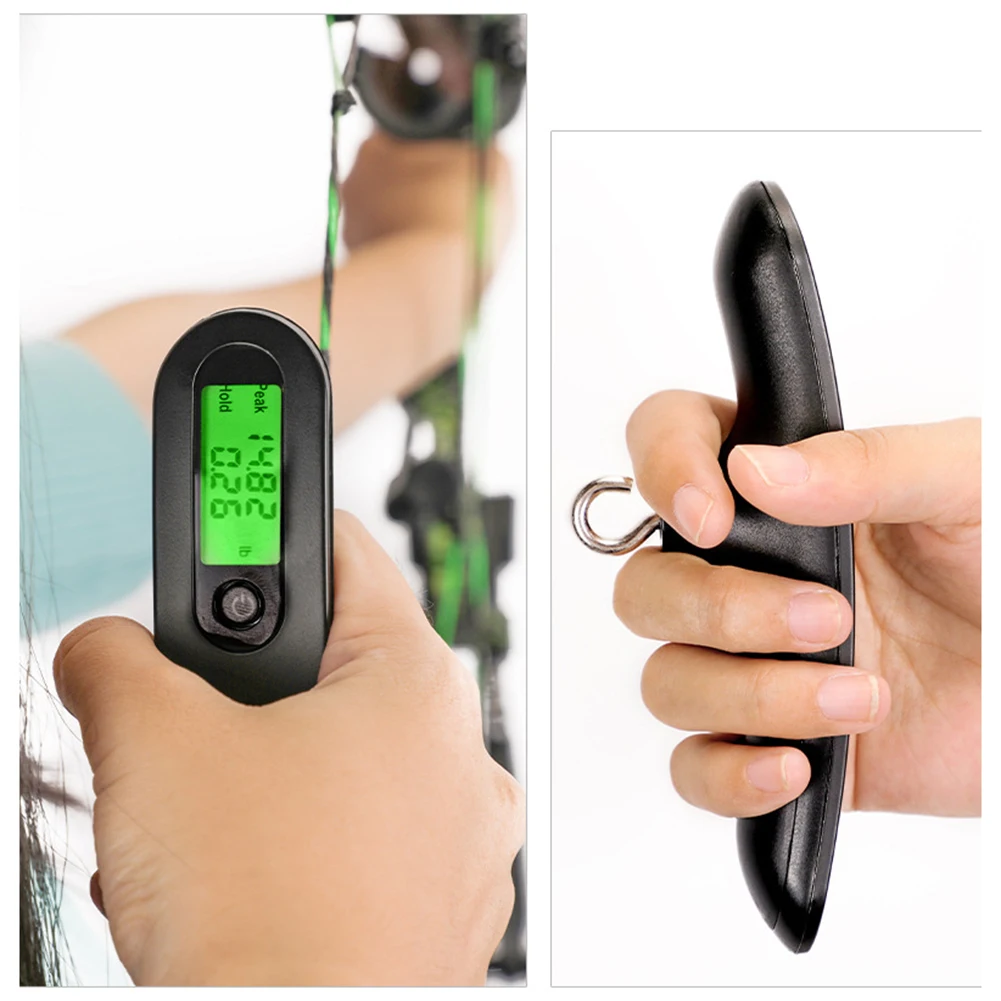 10-1PC Limited 110lbs Electric Digital Bow Scale LED Display Electronic Weighing Device Measuring Test Tool Archery Accressories