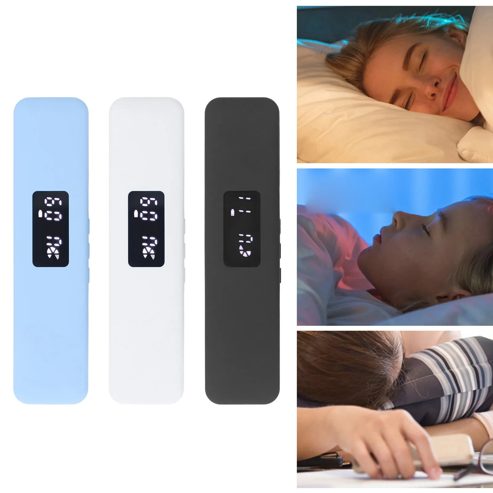 Bluetooth Speaker Mini Bluetooth Speaker Audio Speaker Bone Conduction Speaker Pillow Speaker Wireless Bluetooth Sleep Aid Timer Function Bone Conduction Manual Volume Control with Digital Display for Home